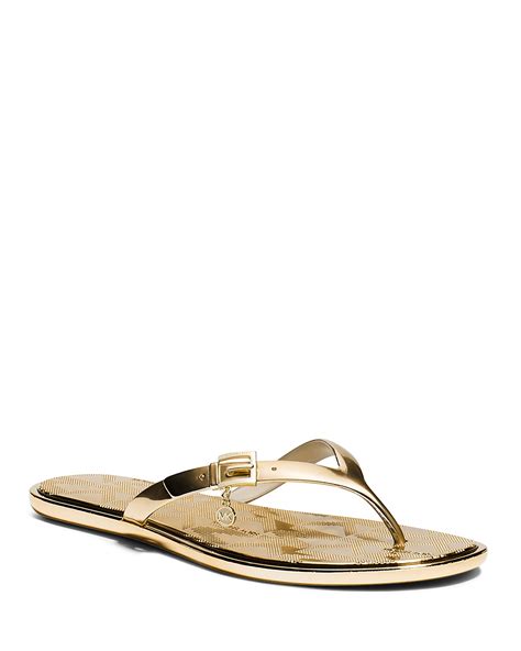 michael kors flip flop|michael kors flip flops clearance.